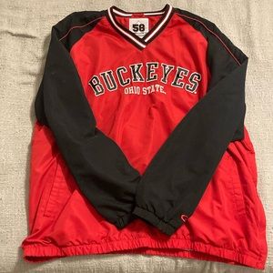 Vintage Retro 58 Sports Ohio State Buckeyes Pullover